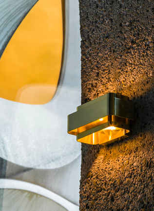Mini Wall Lamp Polished Brass Jules Wabb