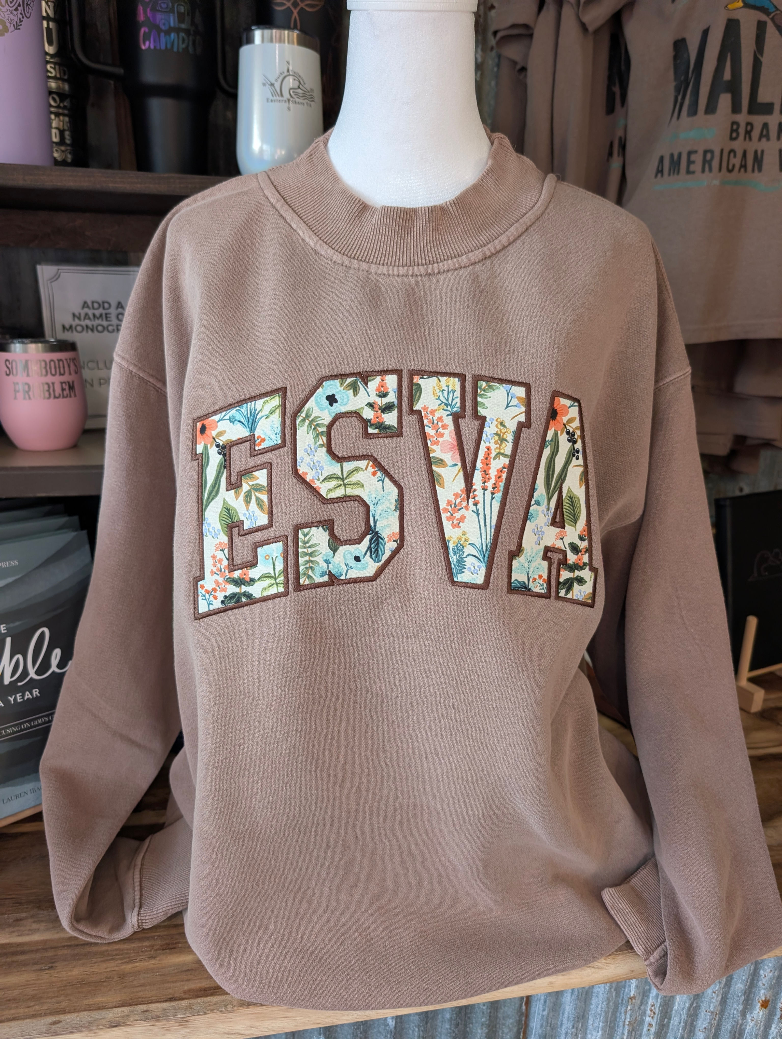ESVA Floral Mockneck