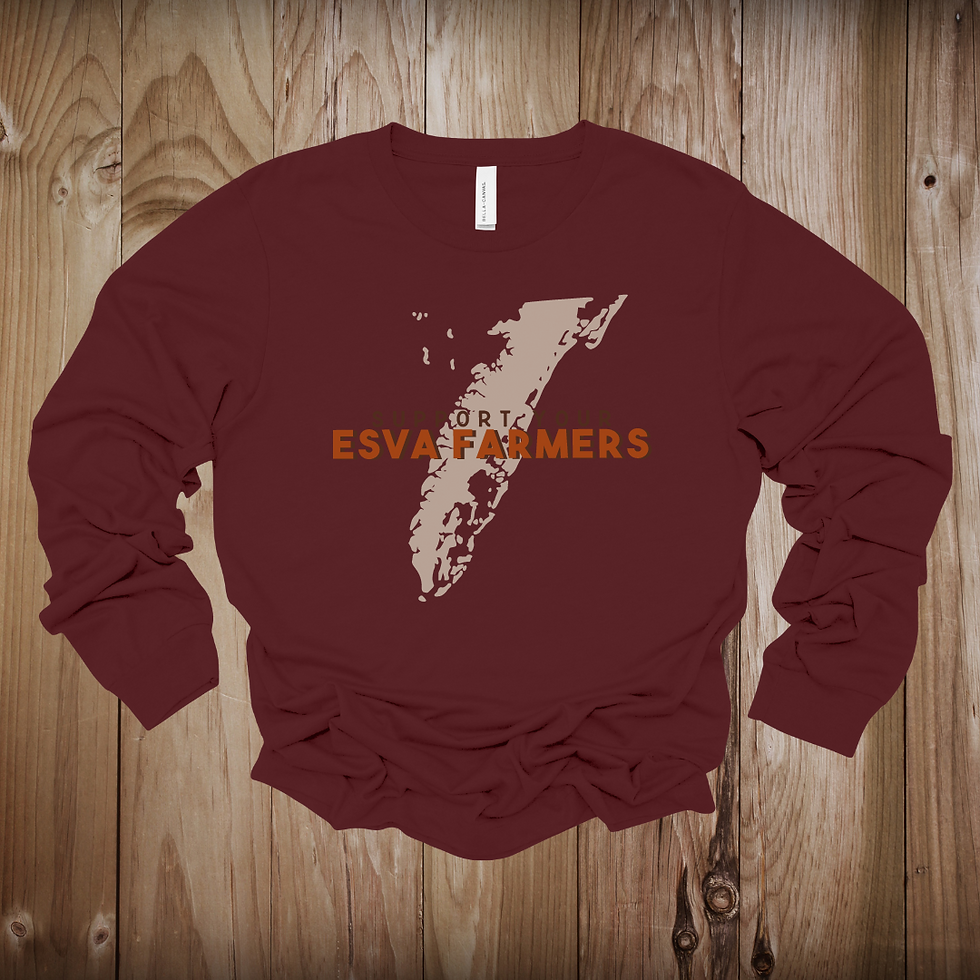 Thumbnail: Support ESVA Farmers Long Sleeve Shirt