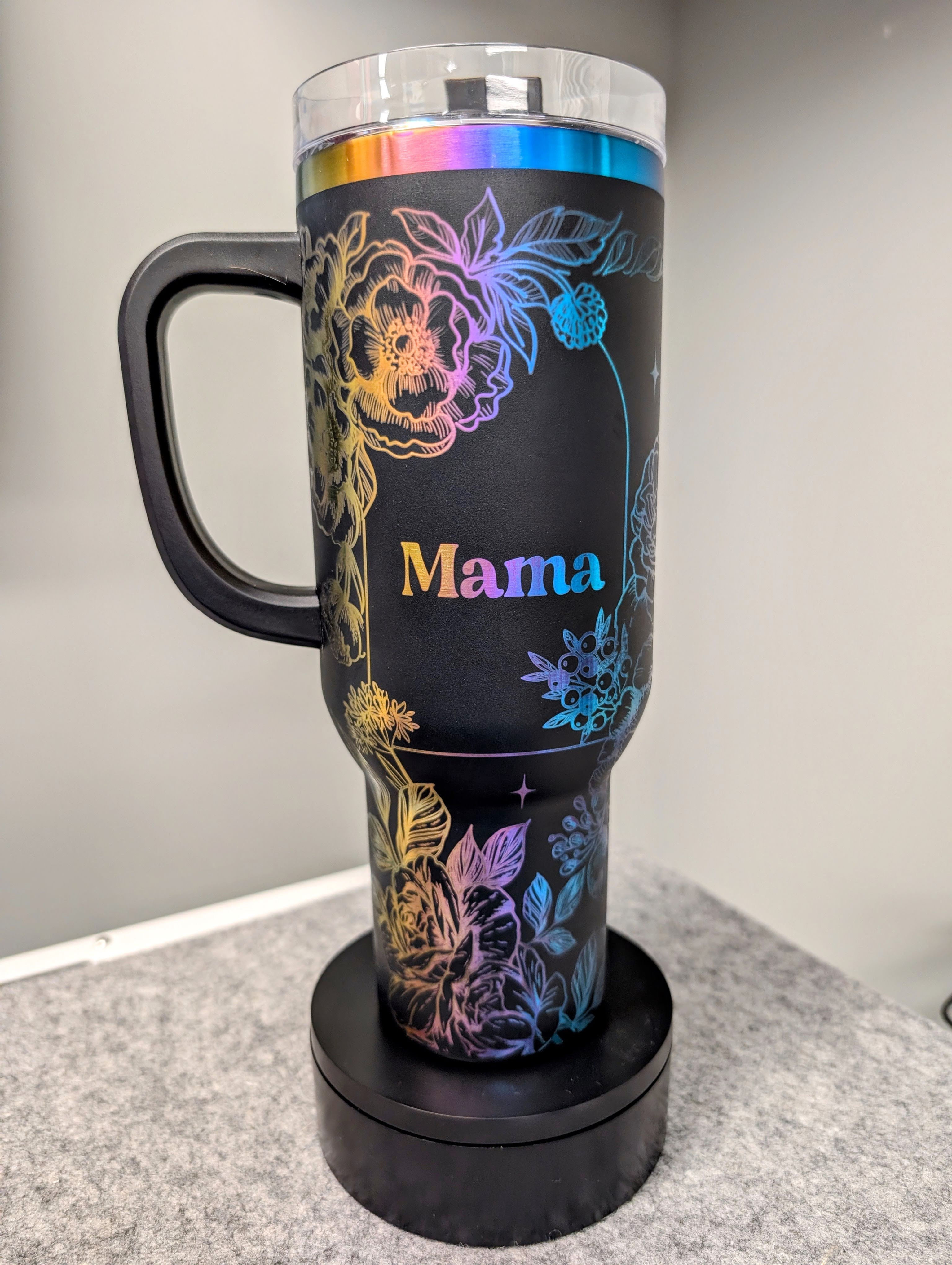 Mama Rainbow 40 oz  tumbler