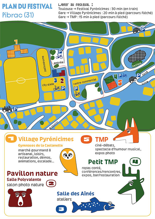 Plan du festival 2026