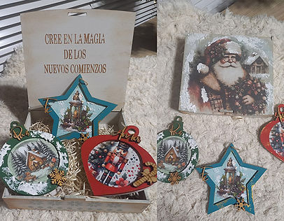 Box de borlas navide
