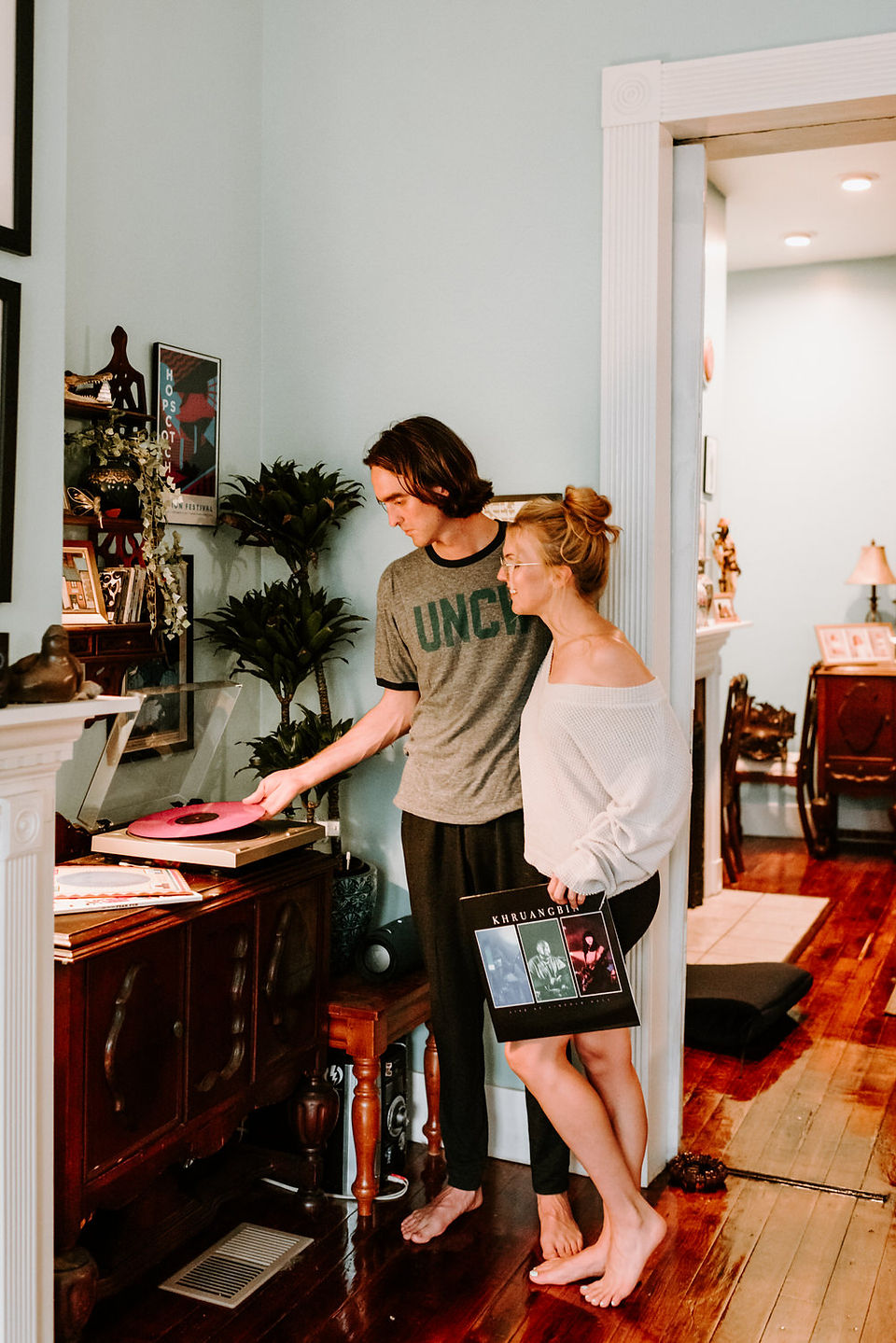 At Home Couples Session in Savannah, Georgia