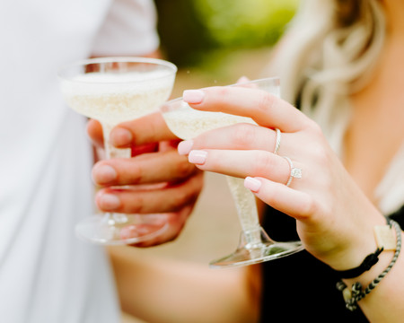 Detail Champagne Shot in Savannah