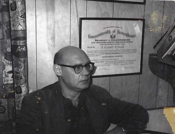Leavitt Crowell working for the Commonwealth of Pennsylvania