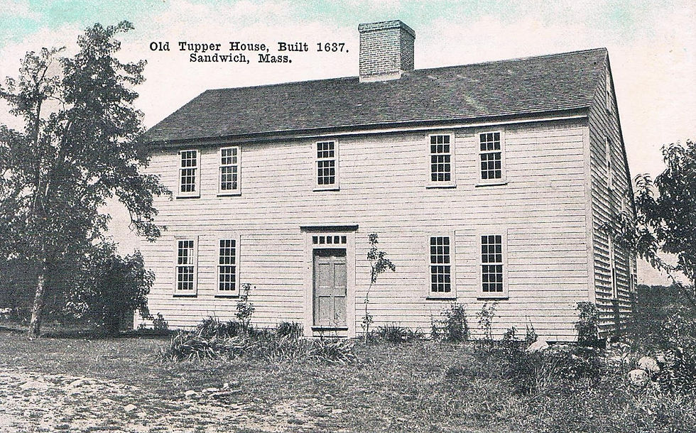Thomas Tupper's second house, once located at 15 Tupper Road.