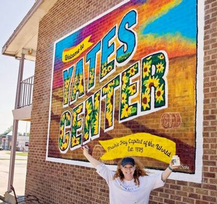 Mural in Yates Center, KS