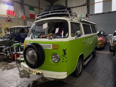 VW Type 2 in the workshop