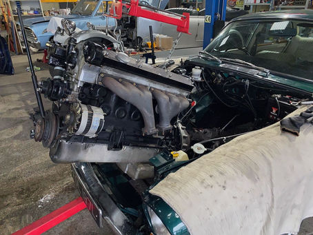 Jaguar XJ6 engine out