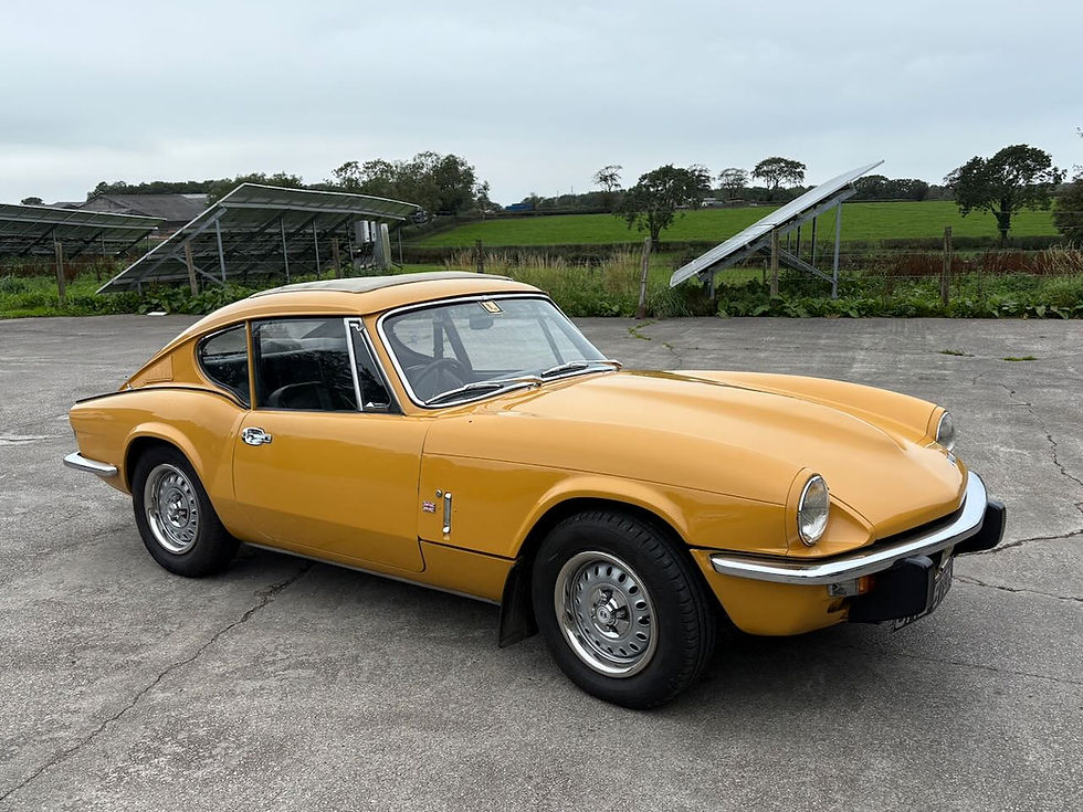 Triumph GT6 in the workshop