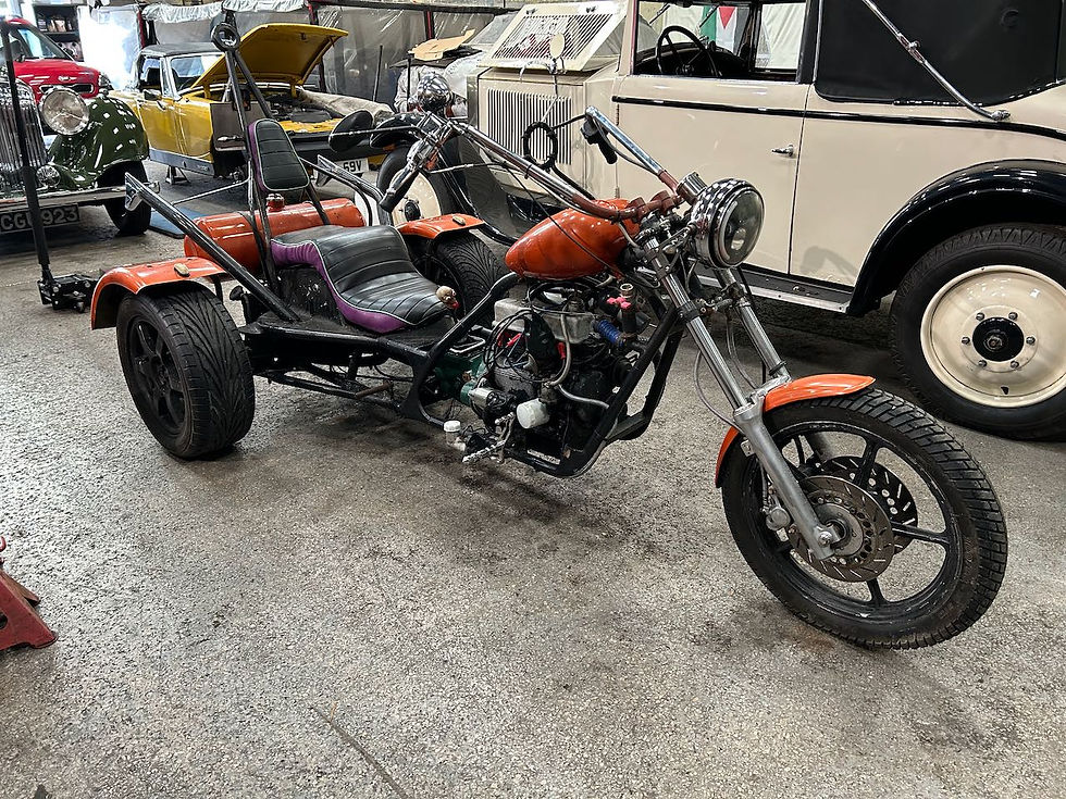 Reliant Robin in the workshop?