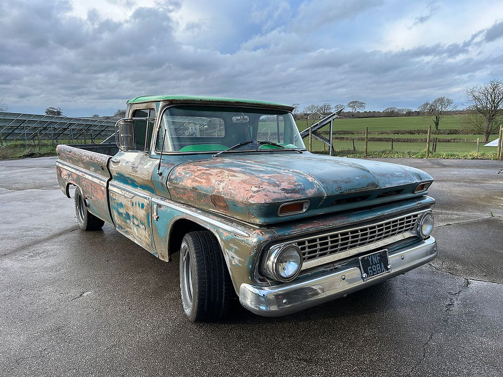1963 Chevy C10 in the workshop