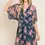Thumbnail: Kelly Kimono Sleeve Wrap Style Floral Dress (S - XL)