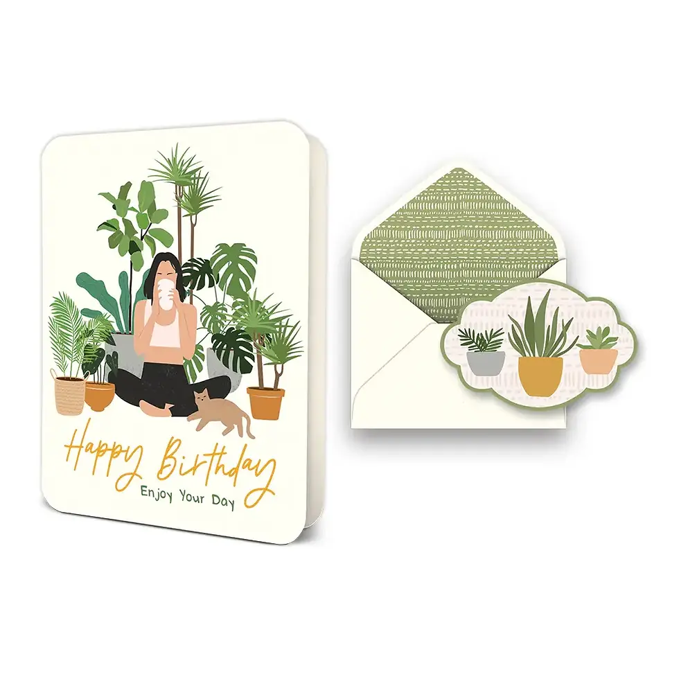 Thumbnail: Birthday Cards by Studio Oh! Card, Envelope, & Matching Sticker (10+ Designs!)