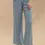 Thumbnail: Chantel Chambray Wide Leg Drawstring Pants (S - 3X)