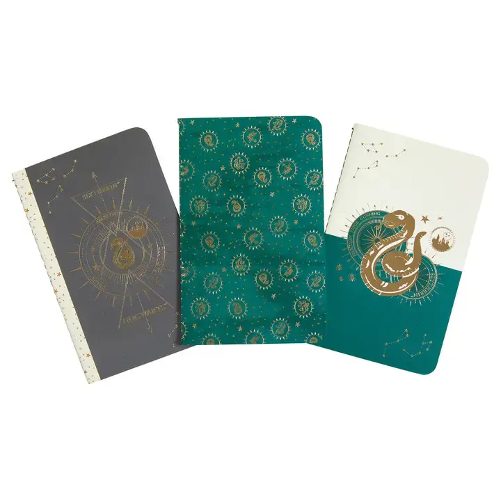 Harry Potter Slytherin Constellation Sewn Pocket Notebook (Set of 3)