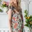 Thumbnail: Daphne Dusty Floral Short Sleeve Babydoll Top (S - XL)