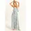 Thumbnail: Felicity Floral Blue & White Print Spaghetti Strap Jumpsuit (S - L)