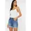Thumbnail: KanCan 5" Inseam Mid-Rise Medium Wash Shorts (S - XL)