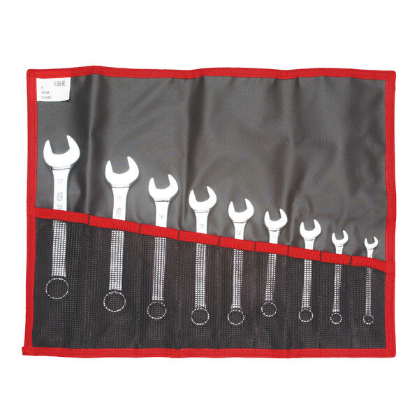 Set Of 9 Metric Short-Reach Combination Wrenches