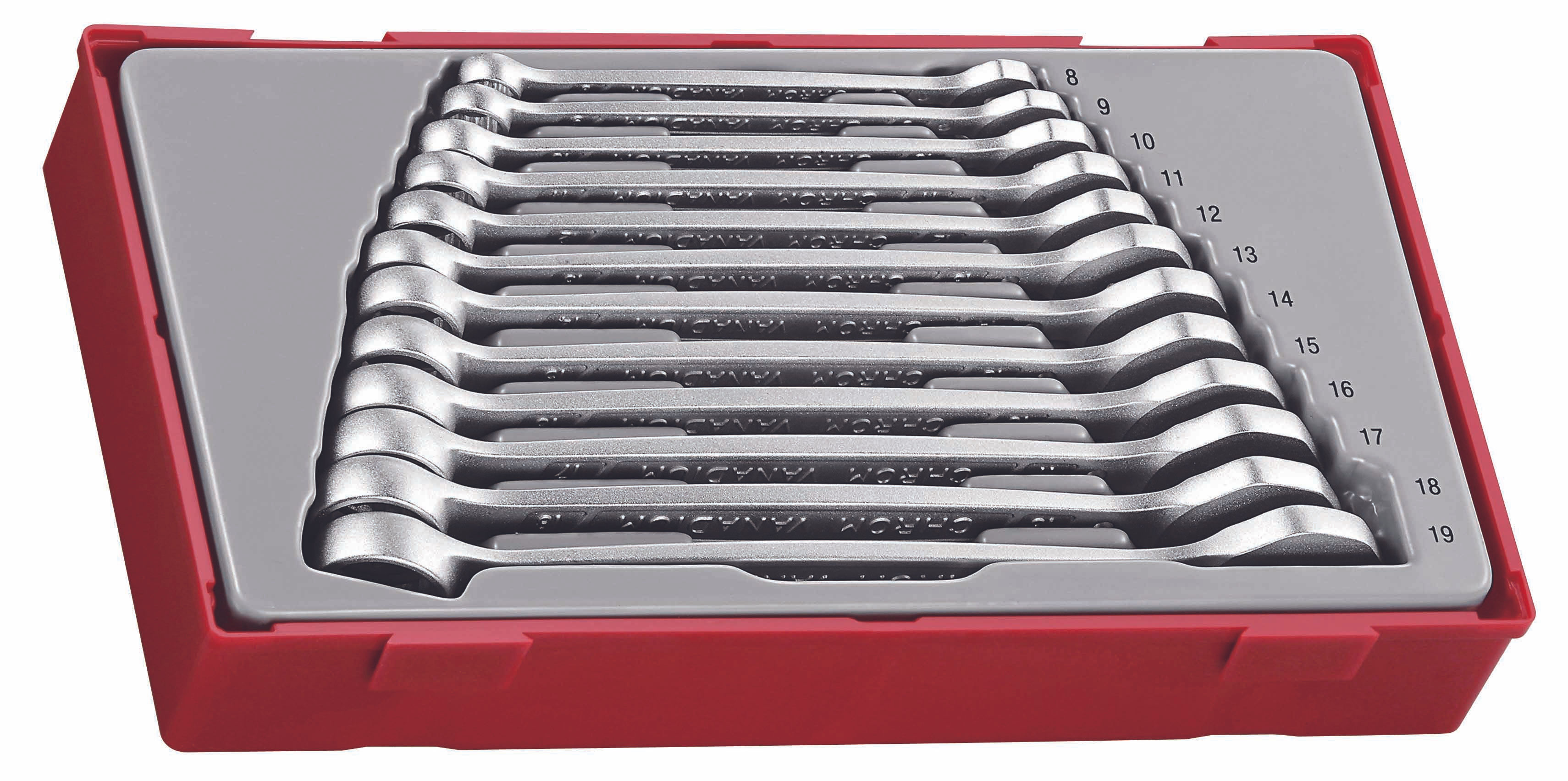 Spanner Set Anti Slip MM 12 Pieces