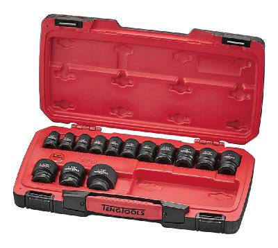 Impact Socket Set 1/2in Drive AF 18pcs