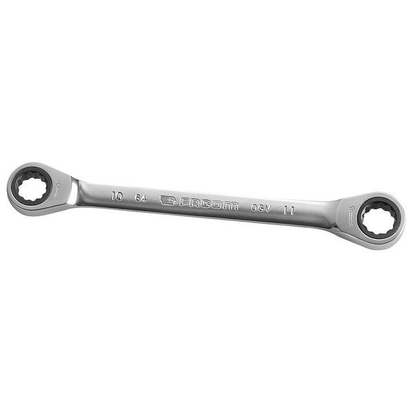Metric Straight Ratchet Ring Wrenches 12 Kant 10X11Mm