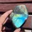 Miniature :  Labradorite libre forme bleu