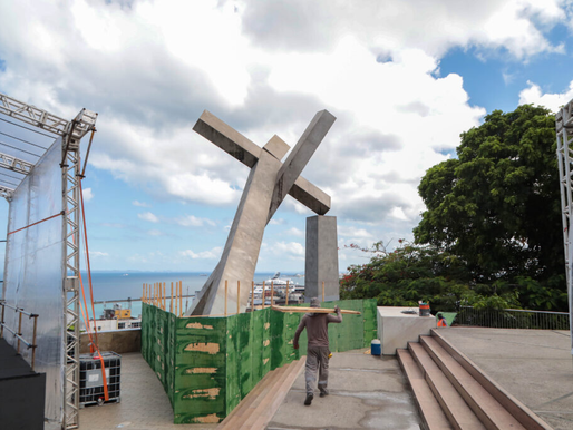 Seman promove instalação de tapumes em prédios e monumentos para Carnaval de Salvador