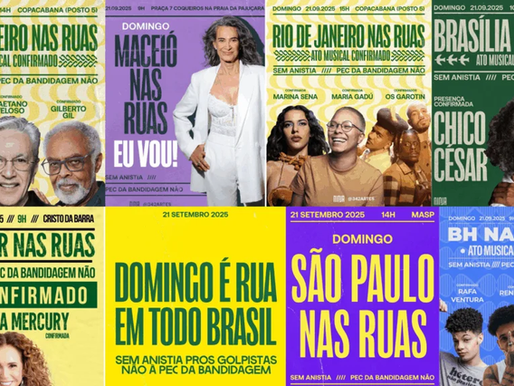 Brasil nas ruas contra PEC da Blindagem e anistia