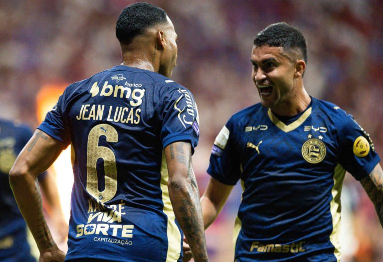 Bahia vence o Remo por 2 a 1 e assume lugar no G-4 da Série A