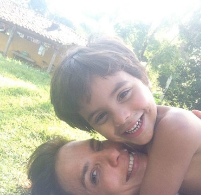 A Cantora Ivete Sangalo celebra os 16 anos do seu filho primogênito Marcelo Sangalo