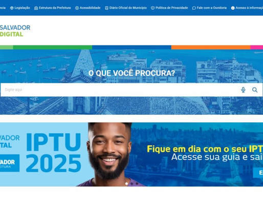 Com 1,3 milhão de cadastros, Salvador Digital concorre ao iBest 2025