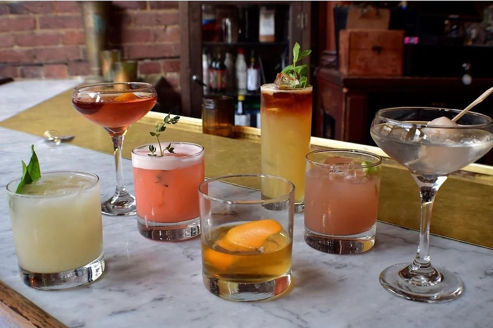 Some of Percy's & Co. cocktails