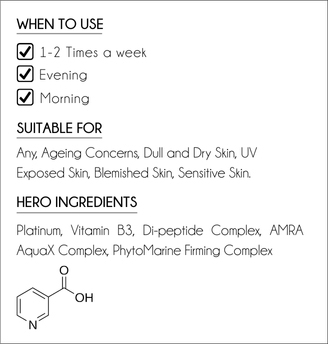 Platinum Di-Peptide Face Mask