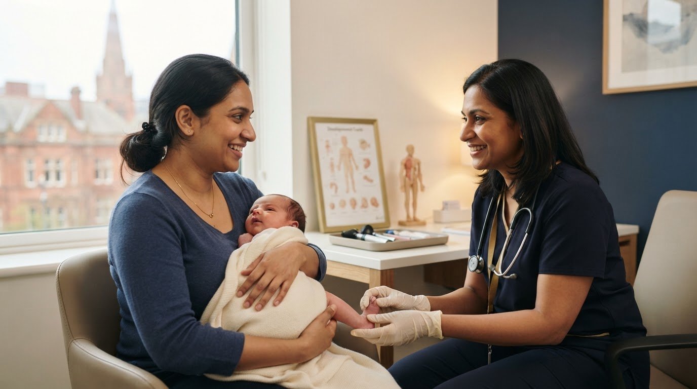 Newborn baby check-ups in Birmingham and private child health appointments
