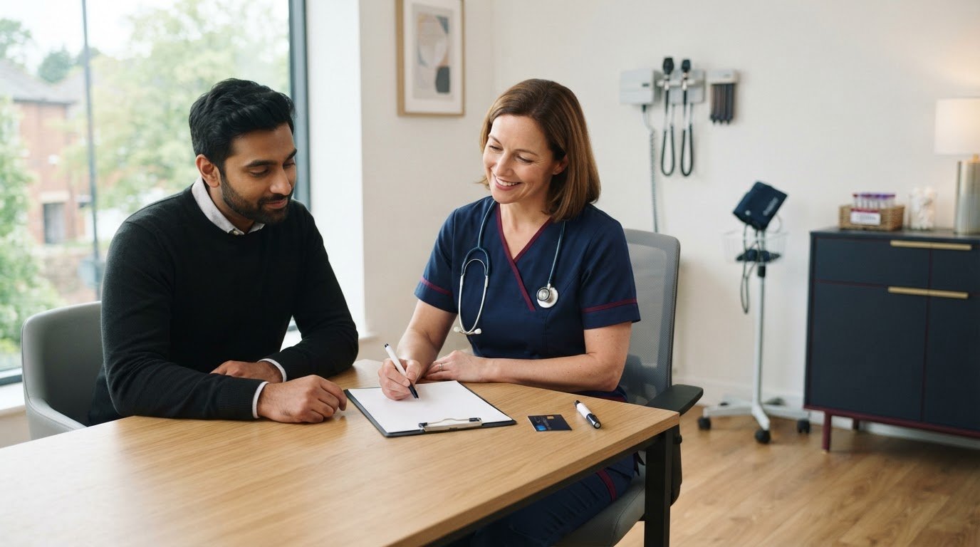 Private GP consultation costs in the UK, including extra charges