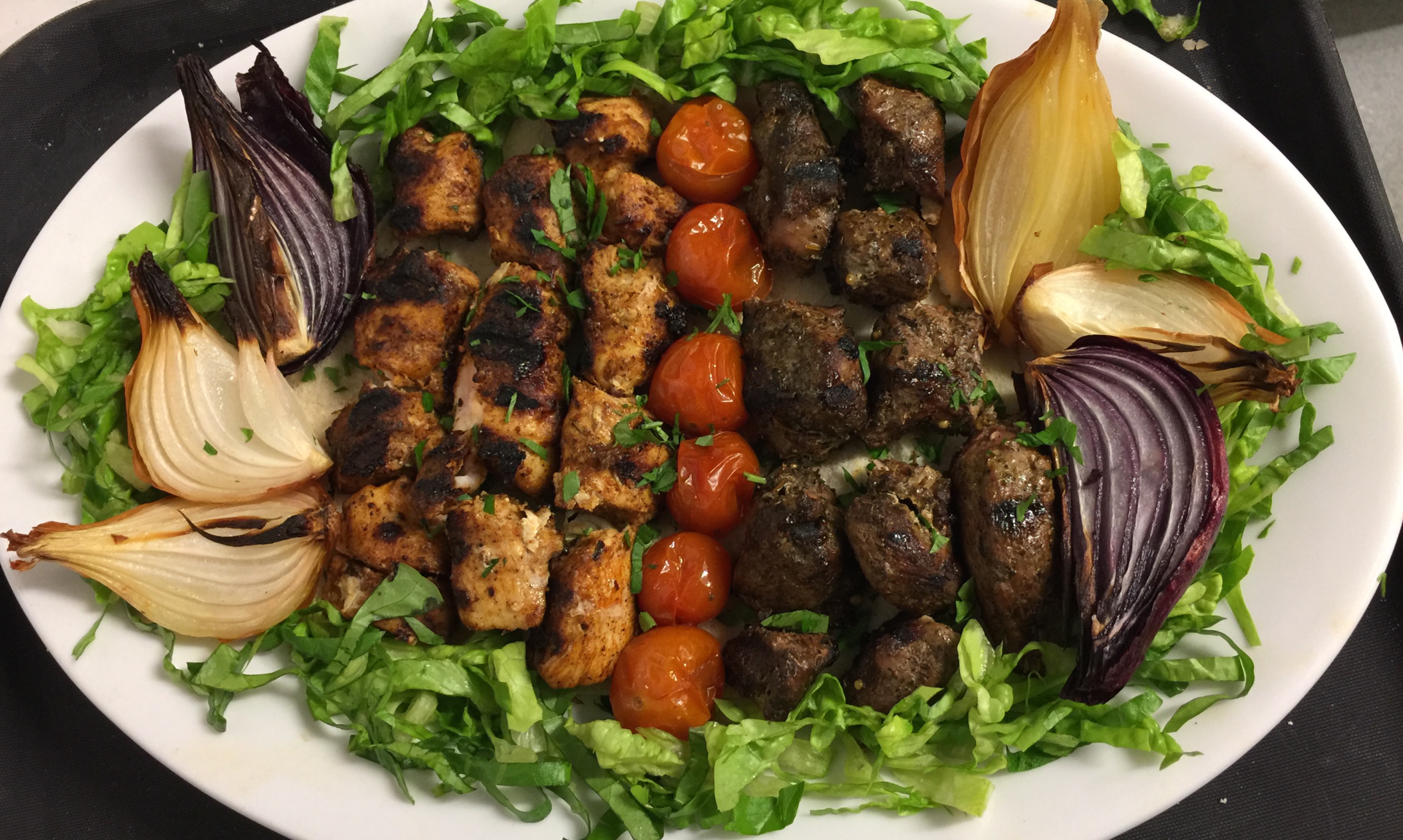 Arranged Food and Objects