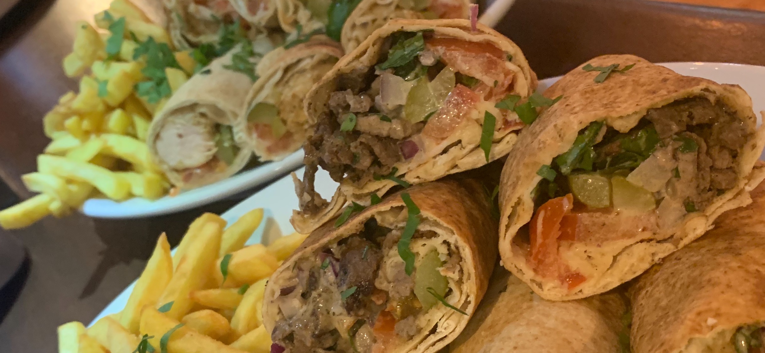 Arranged Food and Objects