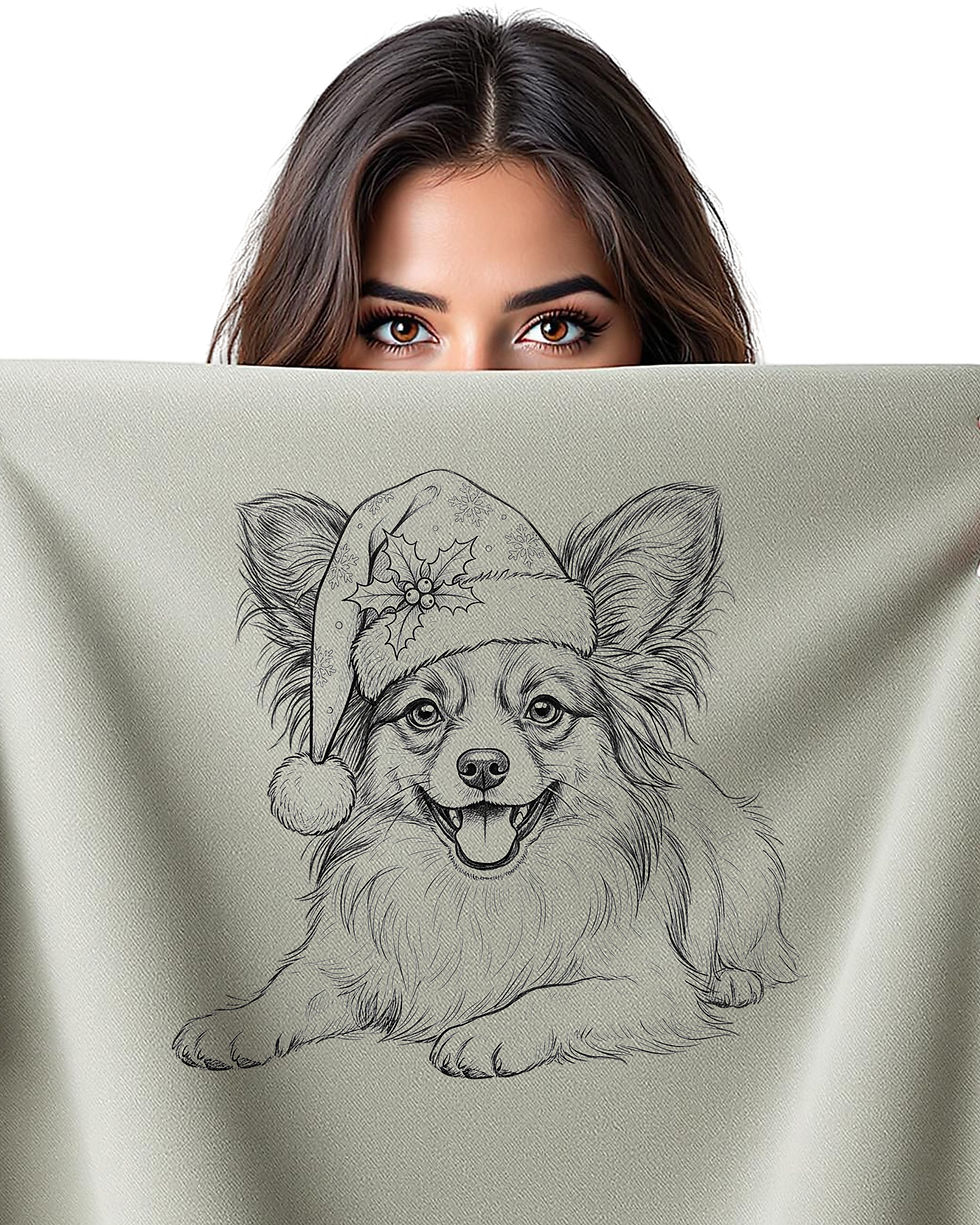 Miniature : Papillon dog vector and clipart bundle design