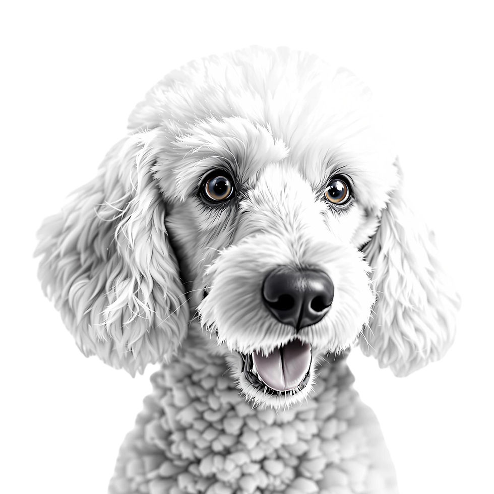 Miniaturbild: White poodle bundle