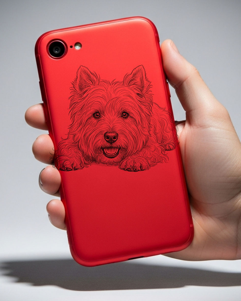 Miniatura: Westie dog portrait clipart bundle