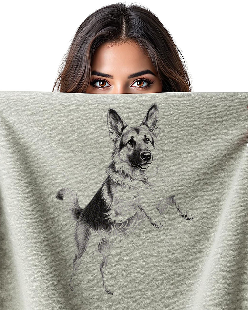 थंबनेल: German shepherd dog clipart bundle