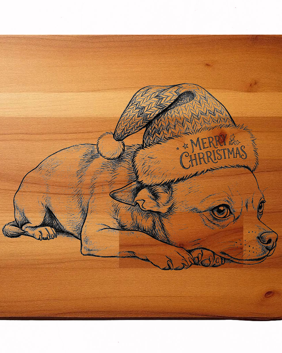 Miniatura: Chihuahua dog Merry Christmas clipart design bundle