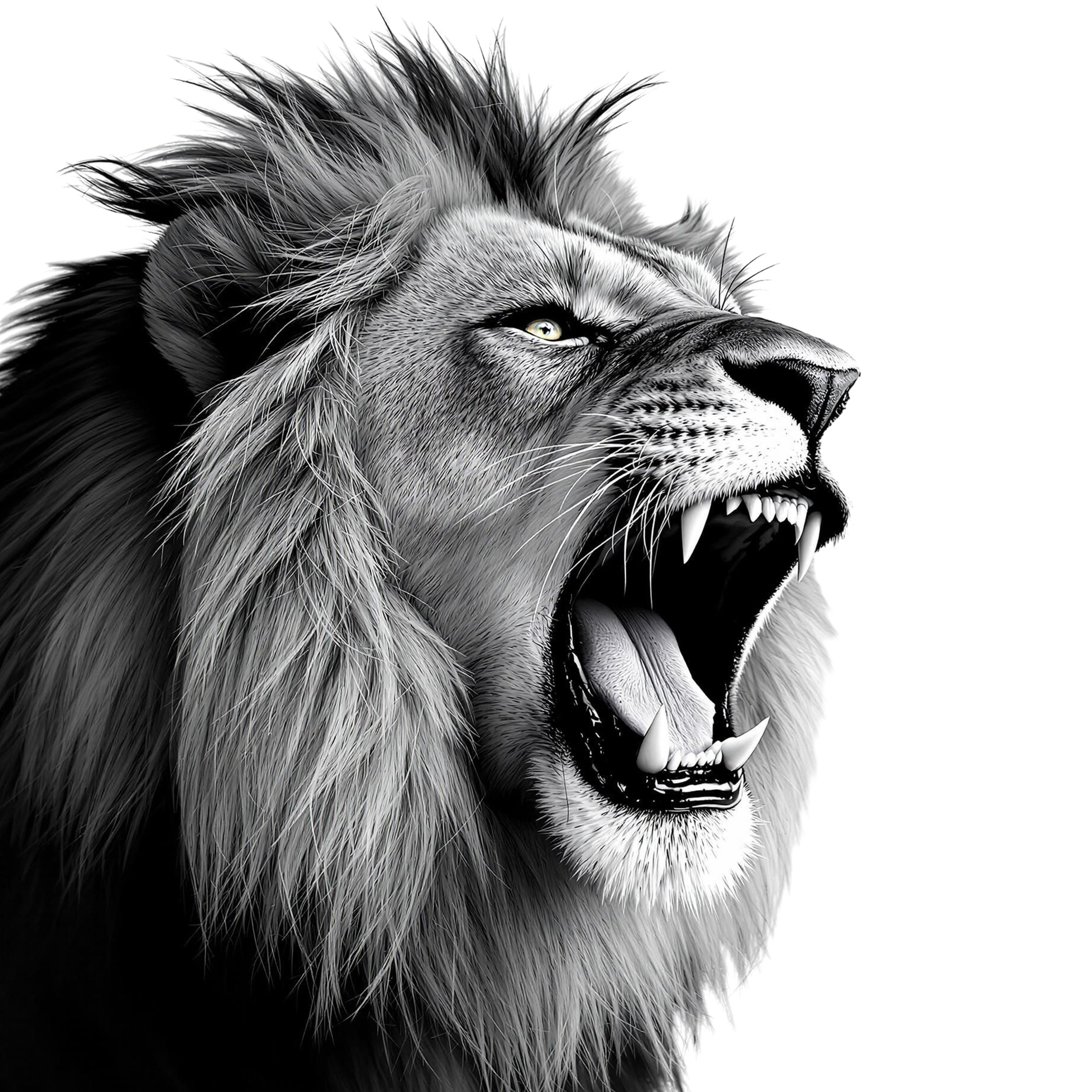 Lion clip art laser cut file bundle