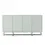 Thumbnail: Cracked Glass Sideboard in Brushed Stainless in White