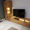 Miniature : Meuble tv en chêne massif sur mesure