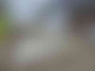 Mini driveway for motorcycle parking.