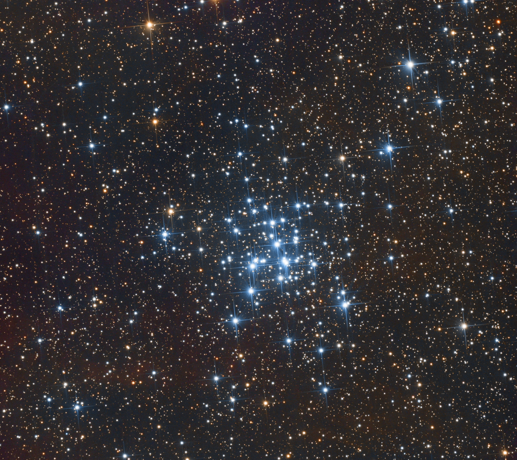 M36: el cúmulo abierto de Auriga y su observación en colores invisibles
