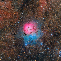 M20 Nebulosa Trífida en Sagitario